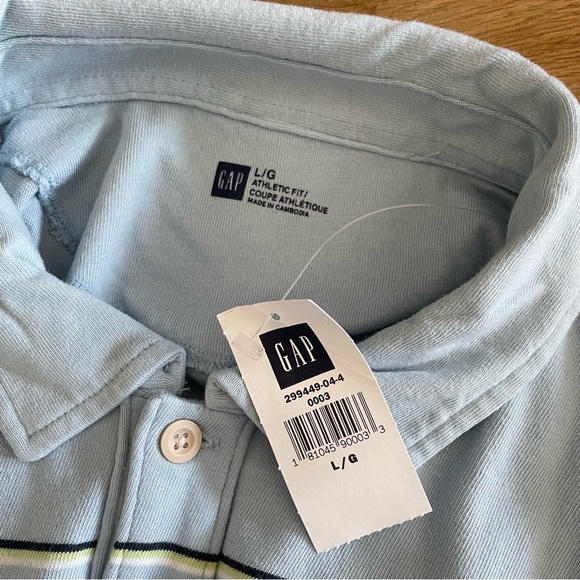 Gap Blue Striped Polo - Picture 5 of 6